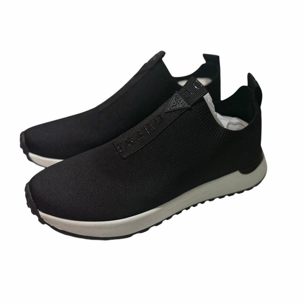 Guess Women's Farroo Knit Slip-On Sneakers in Black Sz 10M NIB